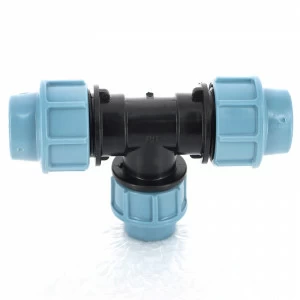 Тройник редукционный обжим для труб ПНД UNIDELTA 25x20x25