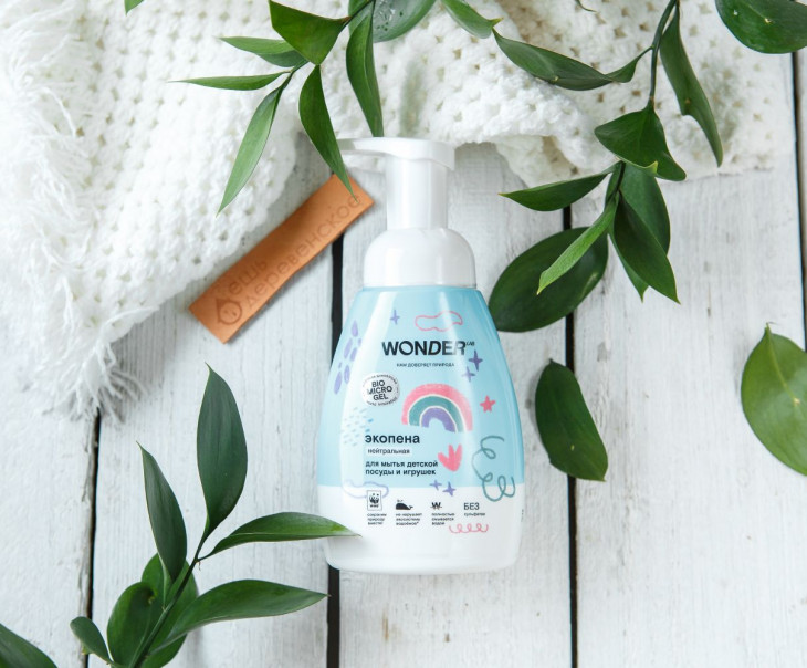 6072 Экопена для мытья детской посуды и игрушек (нейтральная) Вкусляндия 