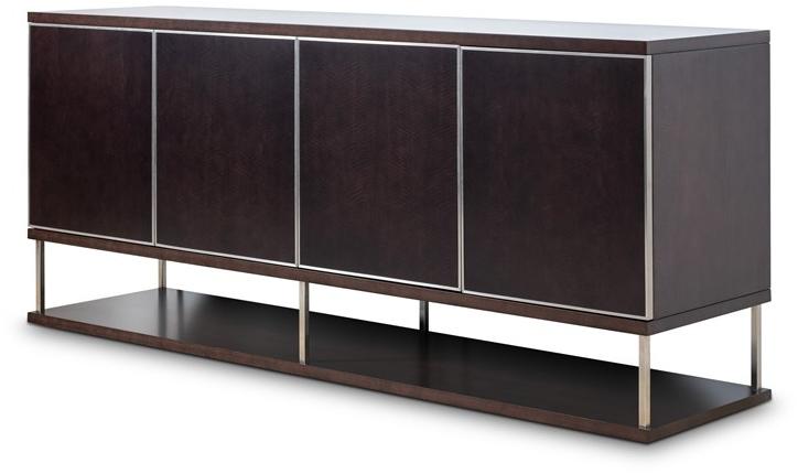 Stylish Club Комод из фанерованной древесины с распашными дверцами Manhattan Scf.m10 - Вид №1