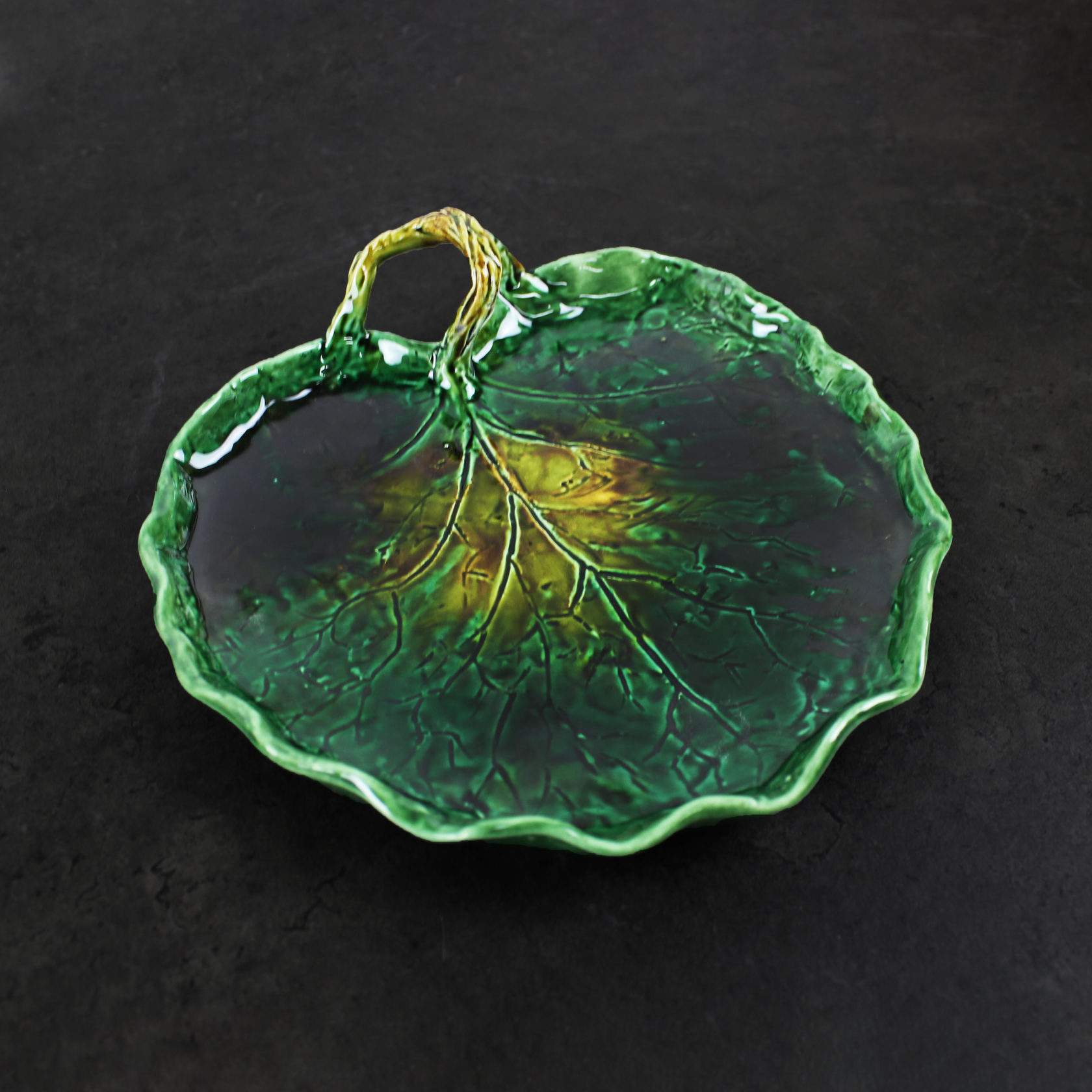 Блюдо дополнительное Зелено-оранжевый PROVANSFAIENCE sun-id-994488 - Вид №7