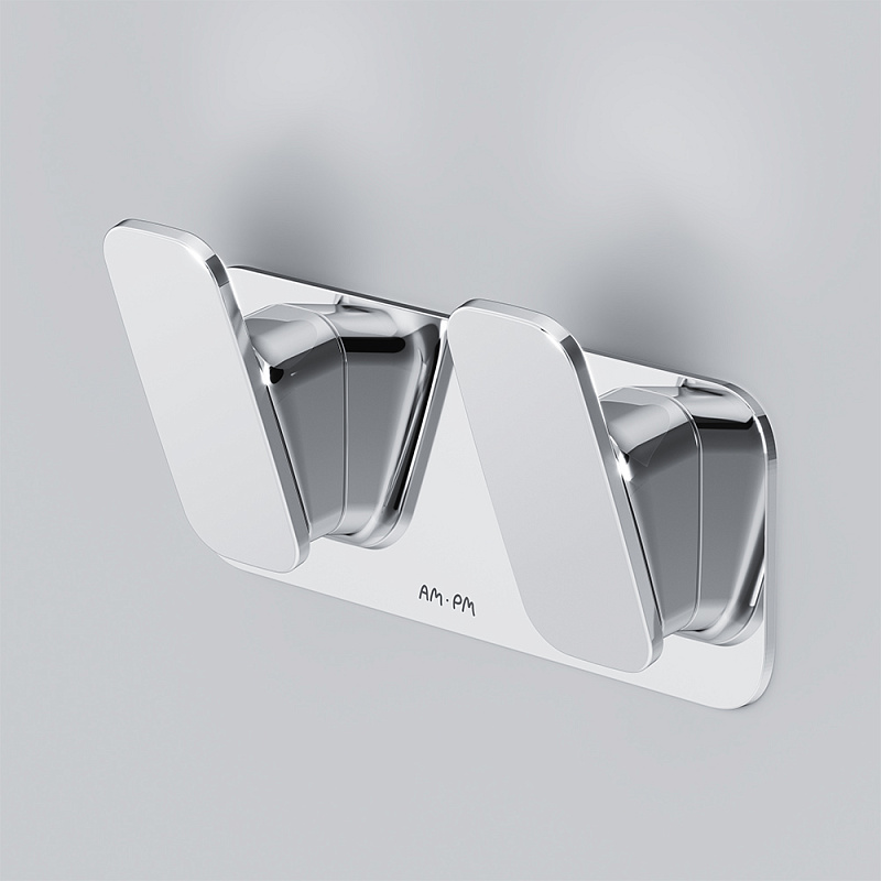 A50A35600 Двойной крючок для полотенец хром шт AM.PM Inspire 2.0  - Вид №2