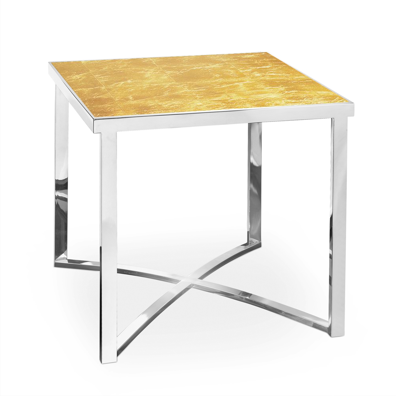 710099,9 ABHIKA БОКОВОЙ СТОЛ CHROMO X H51 52X52 BLACK 710099.9 - Вид №1