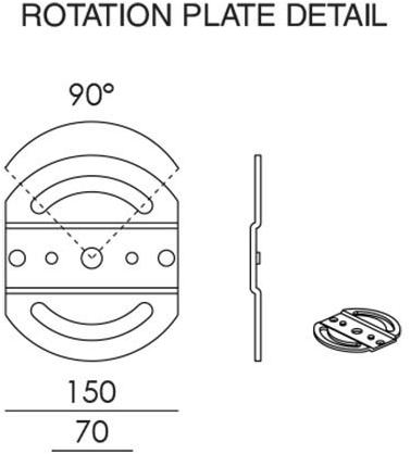 NEXO LUCE Регулируемый алюминиевый светодиодный проектор для улицы Inlux projector-high bay 5484 - Вид №2