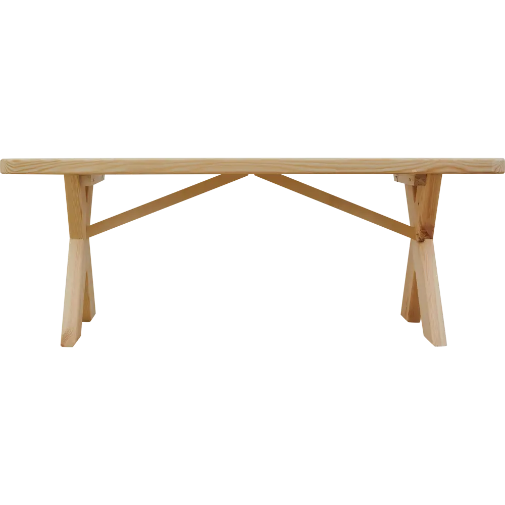 Скамья сосна 1500x330x460 мм натуральная Santreyd нет STLM-2048778 - Вид №1