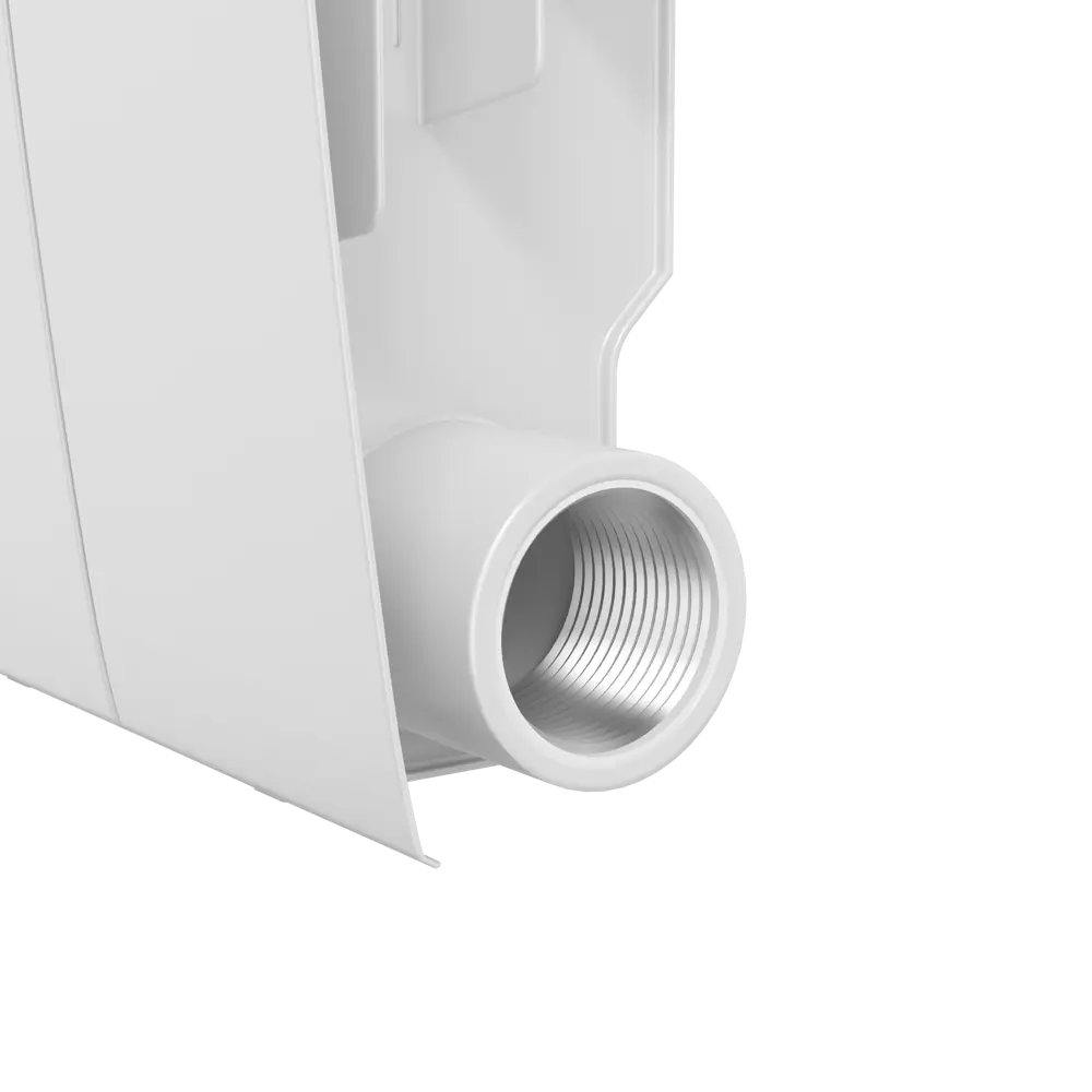 Радиатор секционный Royal Thermo Biliner 350/87 8 секций боковое подключение биметалл белый STLM-2134994 - Вид №3