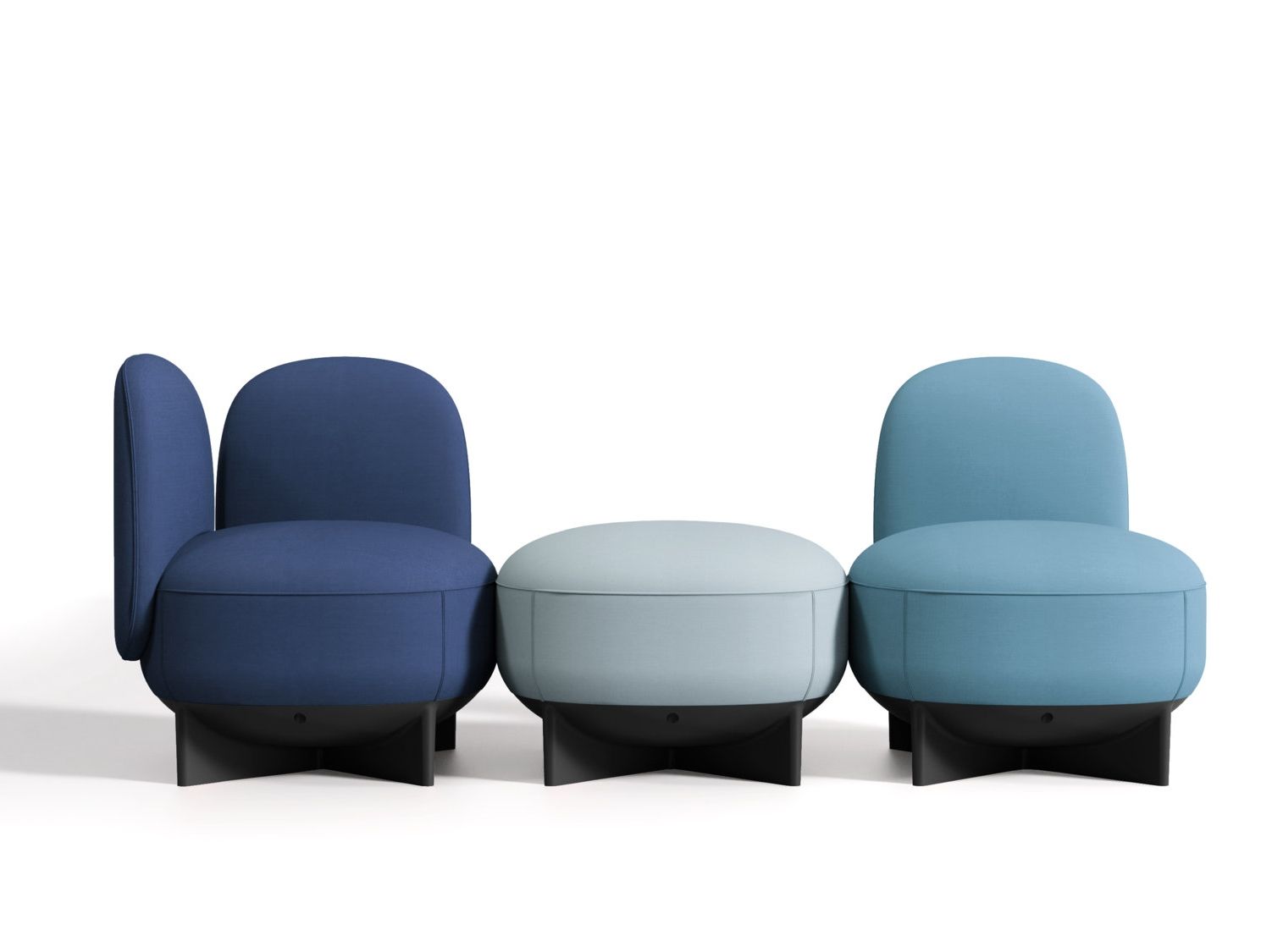 Тканевое секционное кресло с подлокотниками GABER To-Go ARCH-00038323 - Вид №7