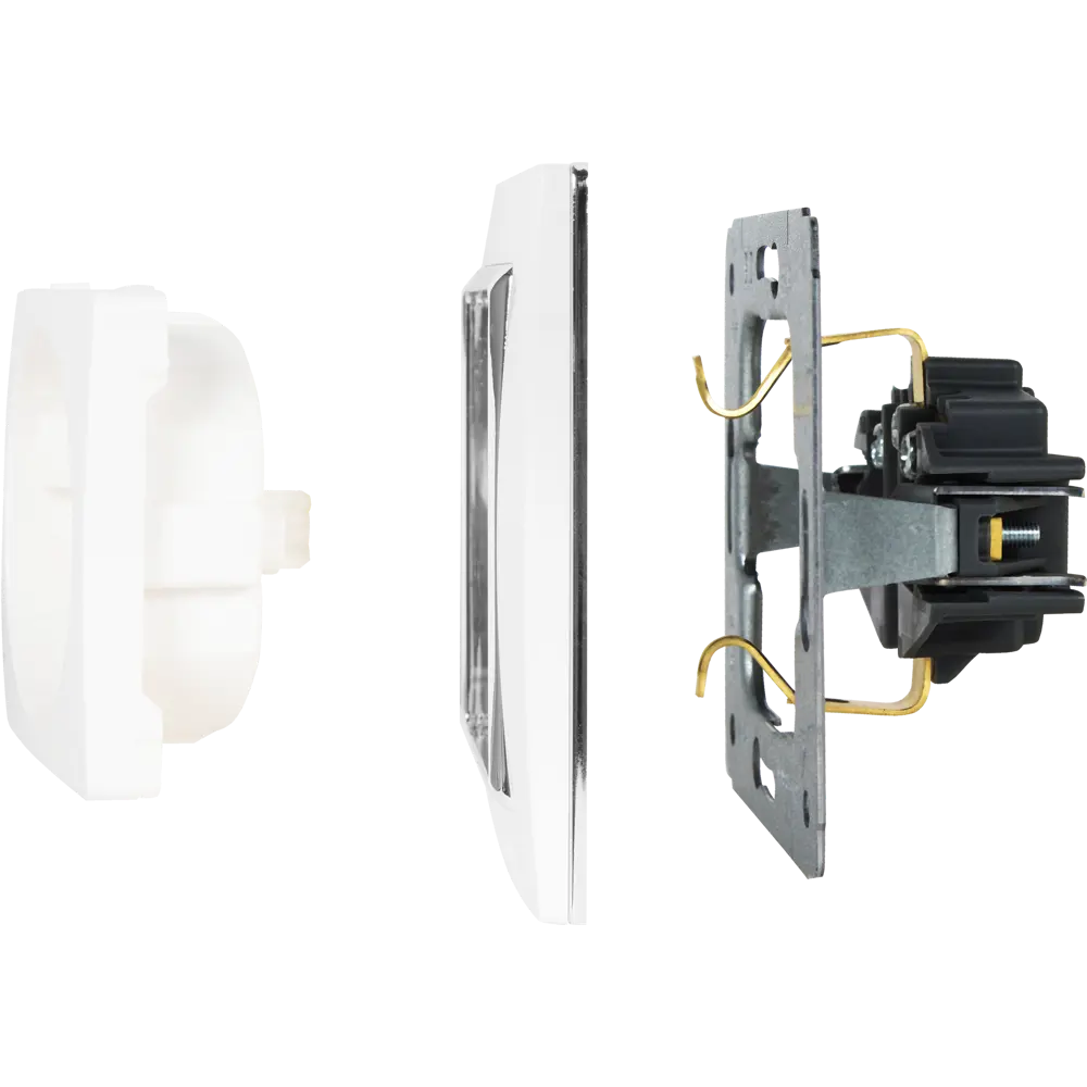Рамка Werkel Snabb для трёх розеток — элегантное объединение в белом 82125365 STLM-0019694 - Вид №2