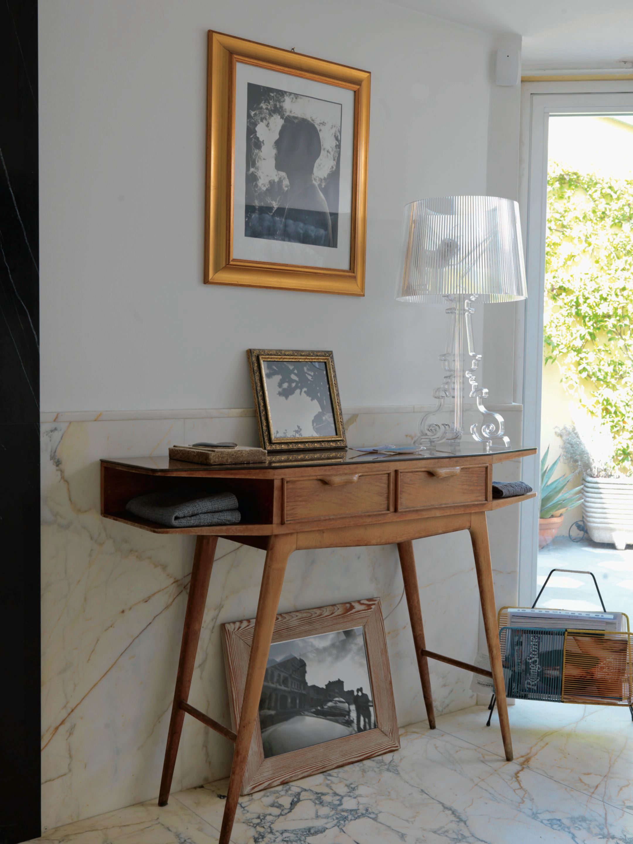 Поликарбонатная светодиодная настольная лампа с регулируемой яркостью Kartell BOURGIE ARCH-00127267 - Вид №26