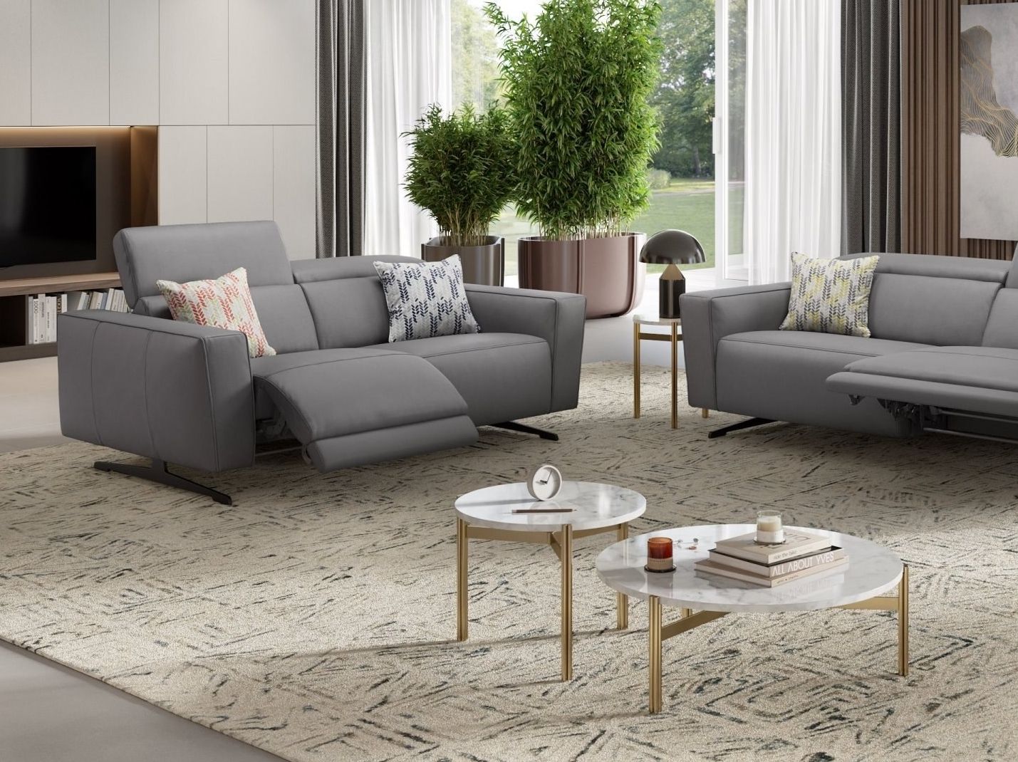 2-местный кожаный диван Sofanella Alesso ARCH-00094391 - Вид №4