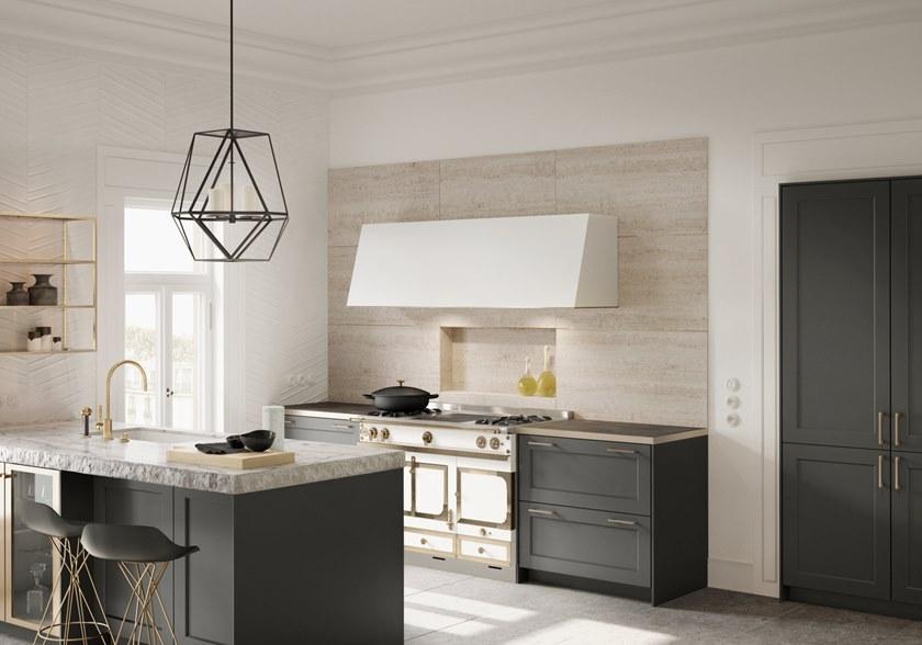 SieMatic Кухня из стали и дерева с полуостровом sun-id-1429811 - Вид №1