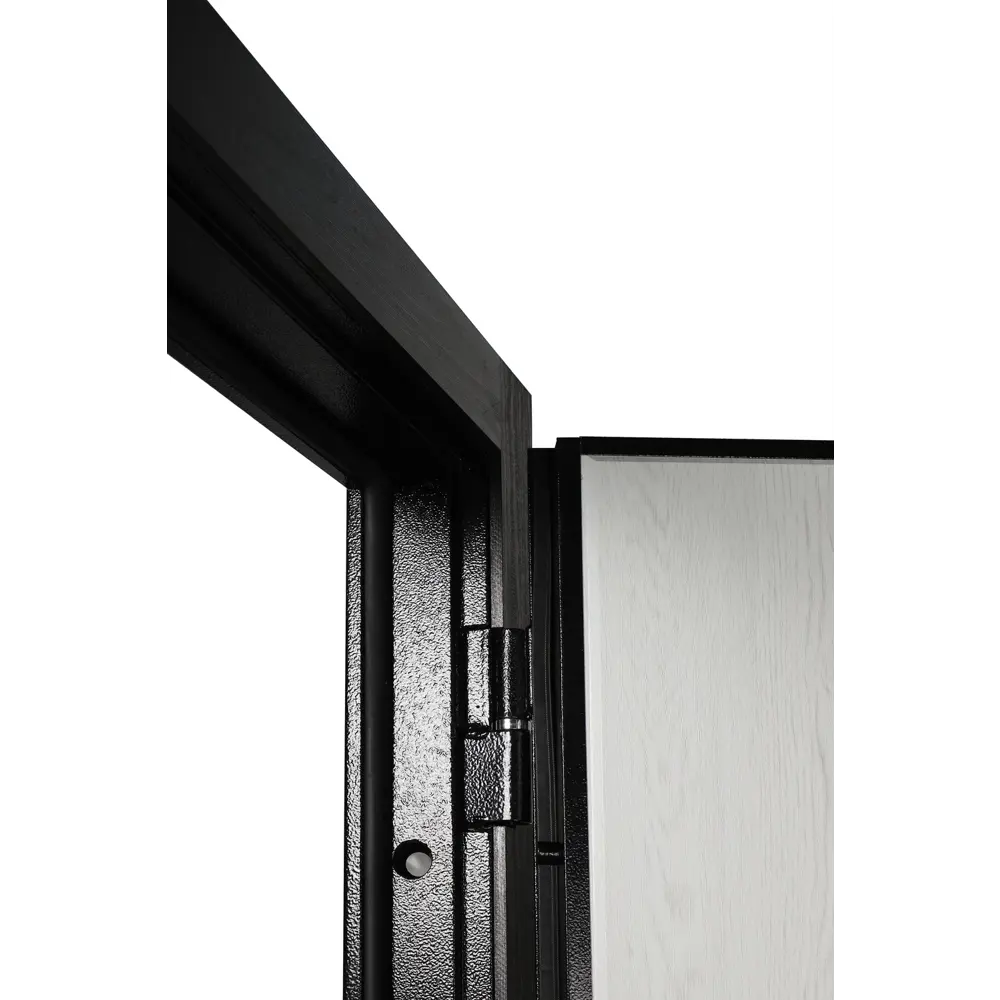 Входная дверь металлическая 86x205 см правая белый/темный орех 89435511 STLM-2151407 Santreyd  - Вид №11
