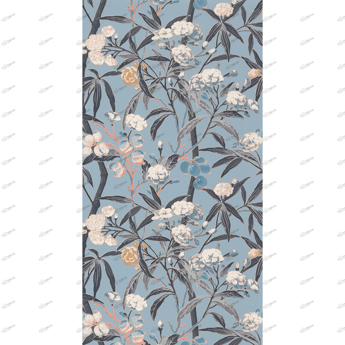 Рулон обоев CUBA CBBA84336226. Основа нетканый винил Casadeco