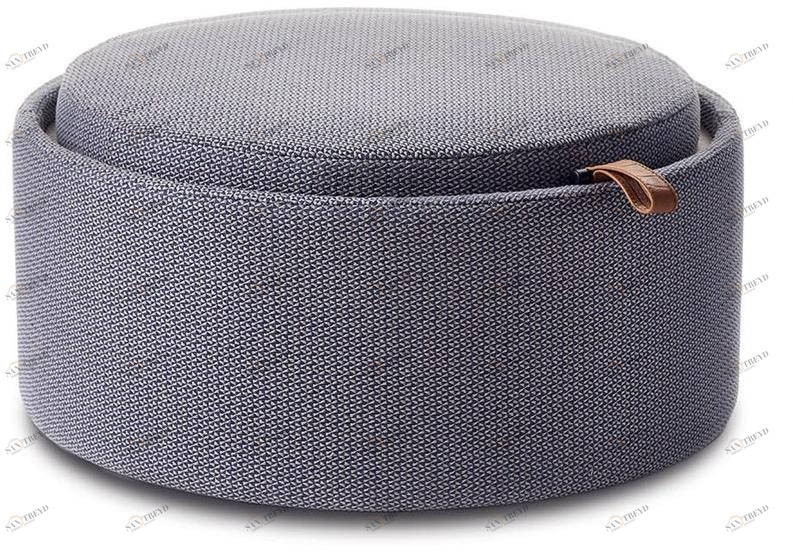 TUMIDEI Пуф для хранения, обитый тканью sun-id-1475812