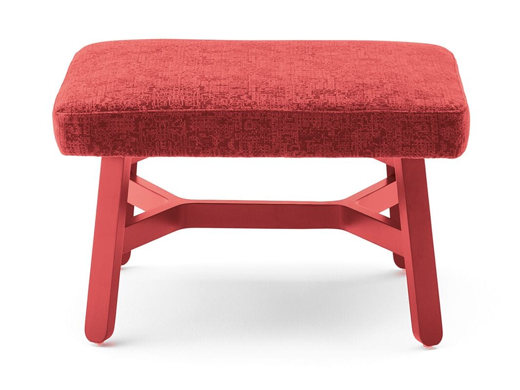 Низкий стул из бука с мягким сиденьем Billiani круассан ARCH-00015926