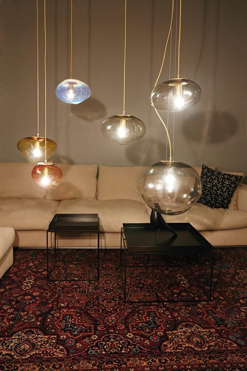 ELOA Подвесной светильник с прямым светом ручной работы из дутого стекла Planetoide sun-id-1426956 - Вид №8