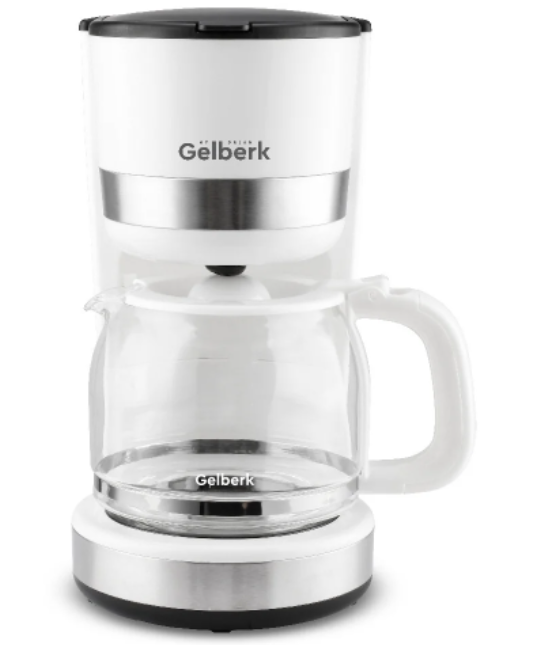 5360440 Кофеварка капельная Gelberk GL-CD209 белый STDN-0076491 - Вид №1