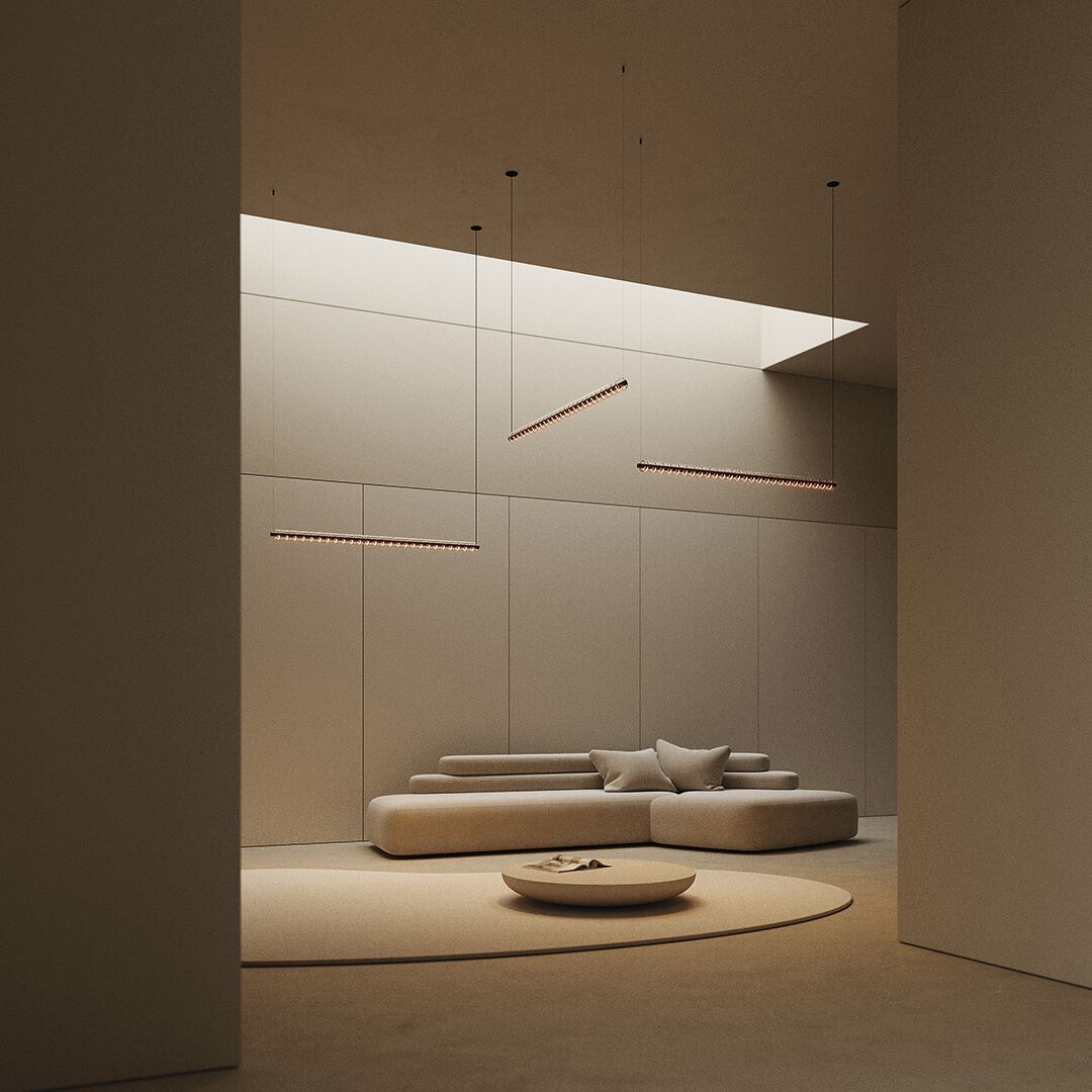 Алюминиевый и стеклянный подвесной светильник Arkoslight Loop ARCH-00090027 - Вид №9