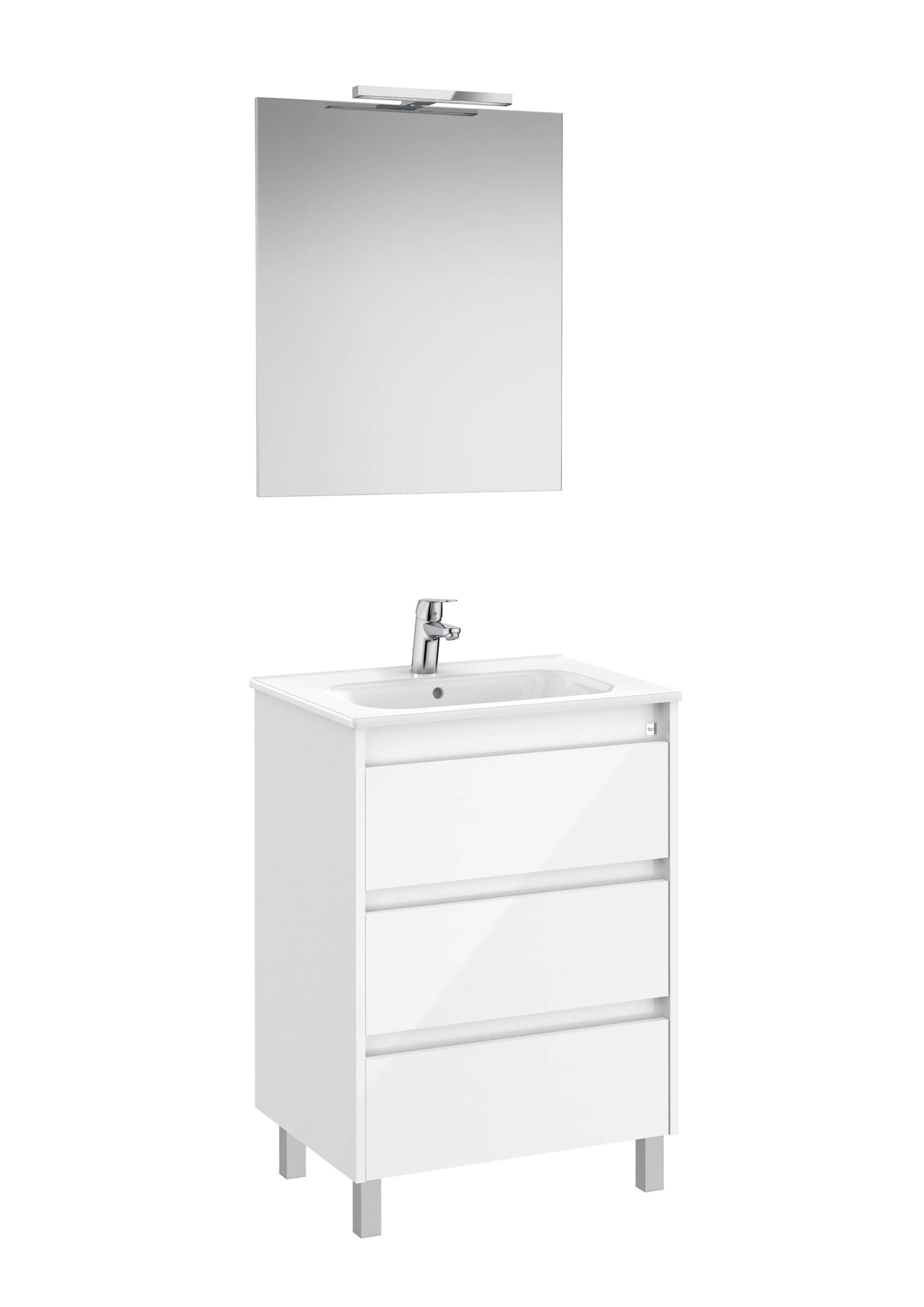 Деревянный напольный умывальник с зеркалом Roca Tenet ARCH-00150422 - Вид №12