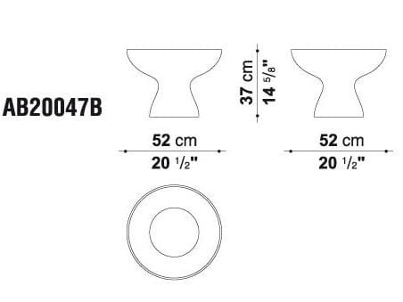 Керамический садовый горшок B&B Italia Outdoor ARCH-00086852 - Вид №4