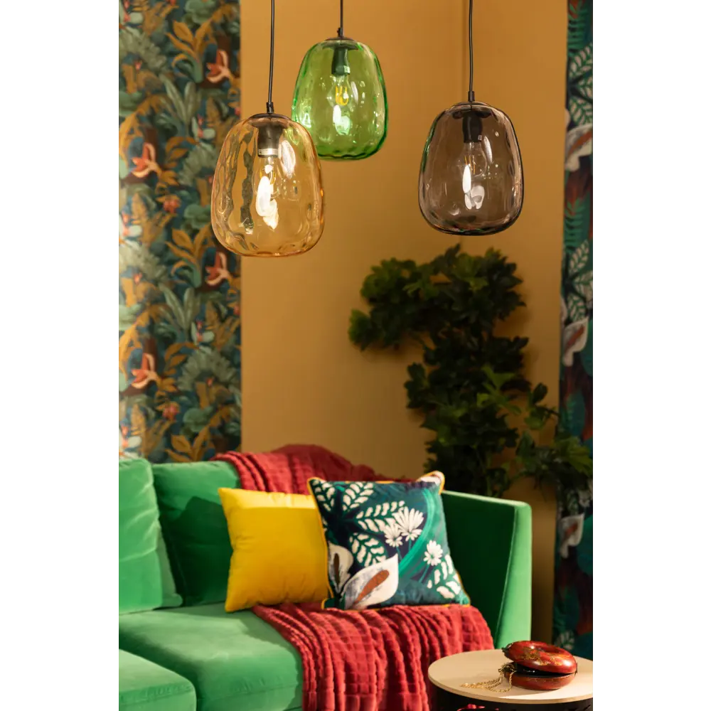 Светильник подвесной Lillian TL1219H-01GR, 1 лампа, 8 м², цвет чёрный/зелёный 82810859 STLM-2158999 Toplight  - Вид №4