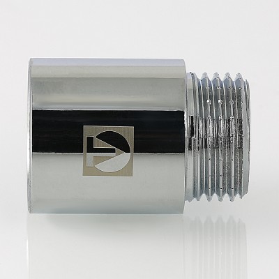 VTr.198.C.0550 Фитинг резьбовой – удлинитель хромированный Valtec 3/4" x 50 мм  - Вид №8