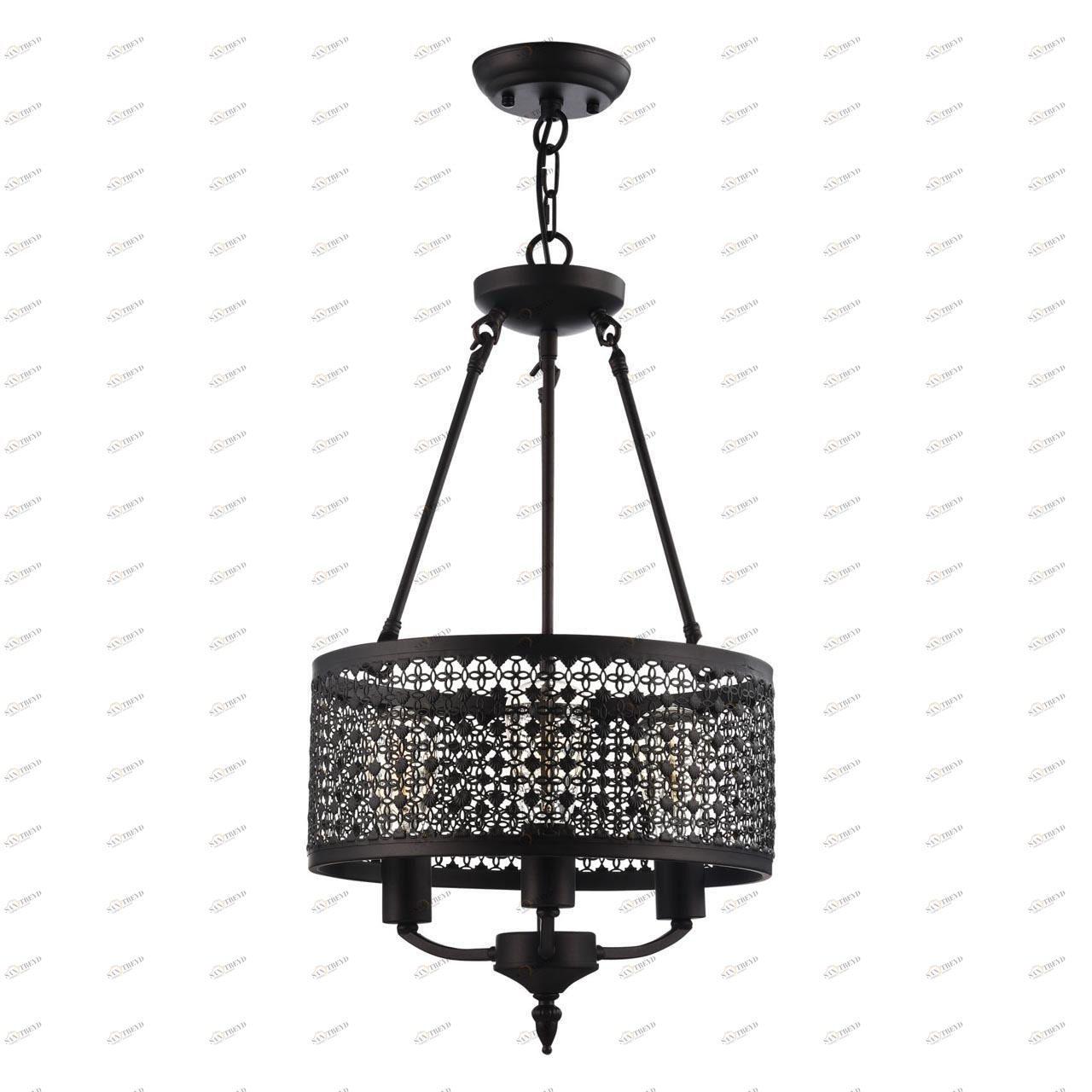 Подвесная люстра Freya Conte FR4166-PL-03C-BL FREYA CONTE 186257 Коричневый