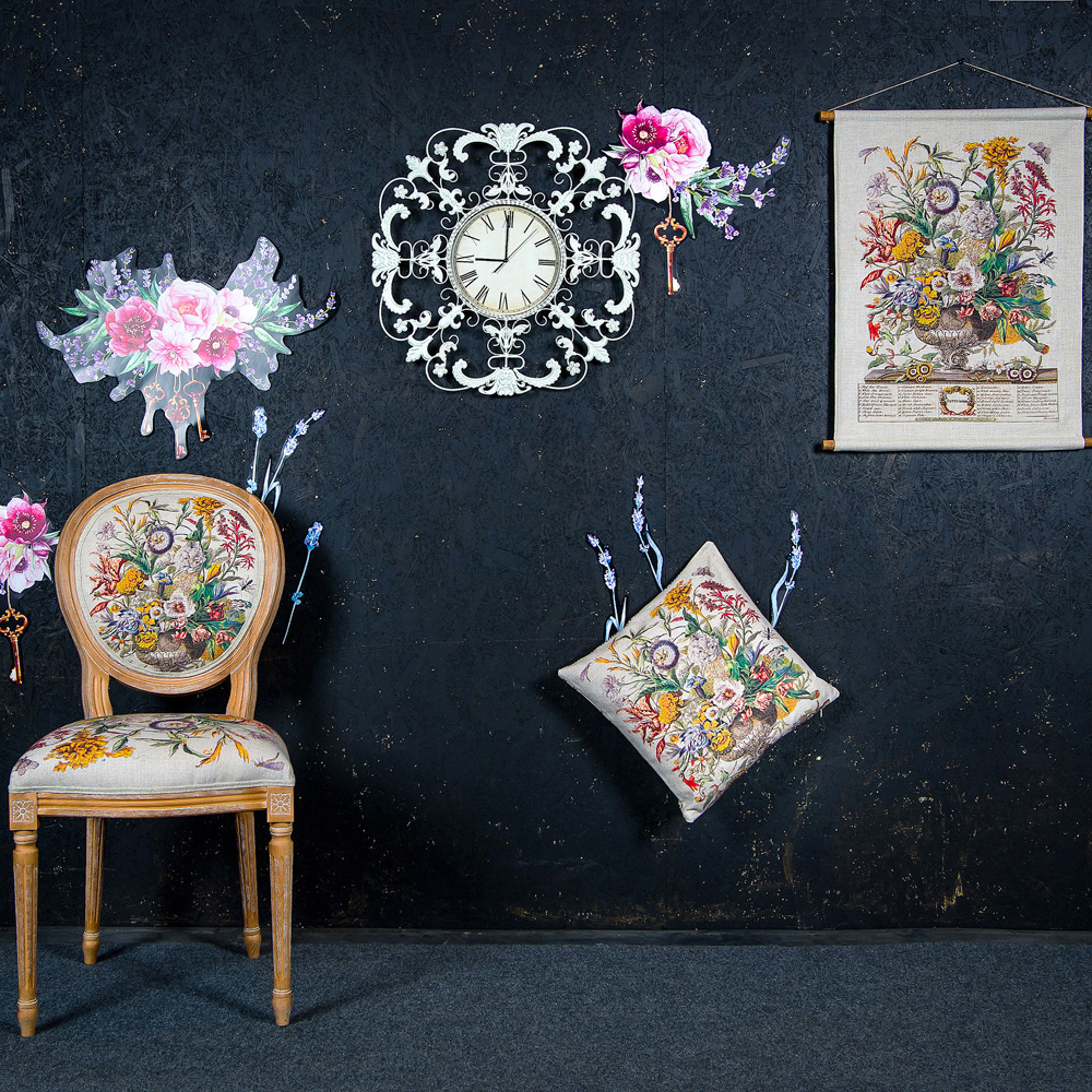 2719110 Декоративная подушка «12 месяцев цветения», версия Сентябрь Object Desire  - Вид №3