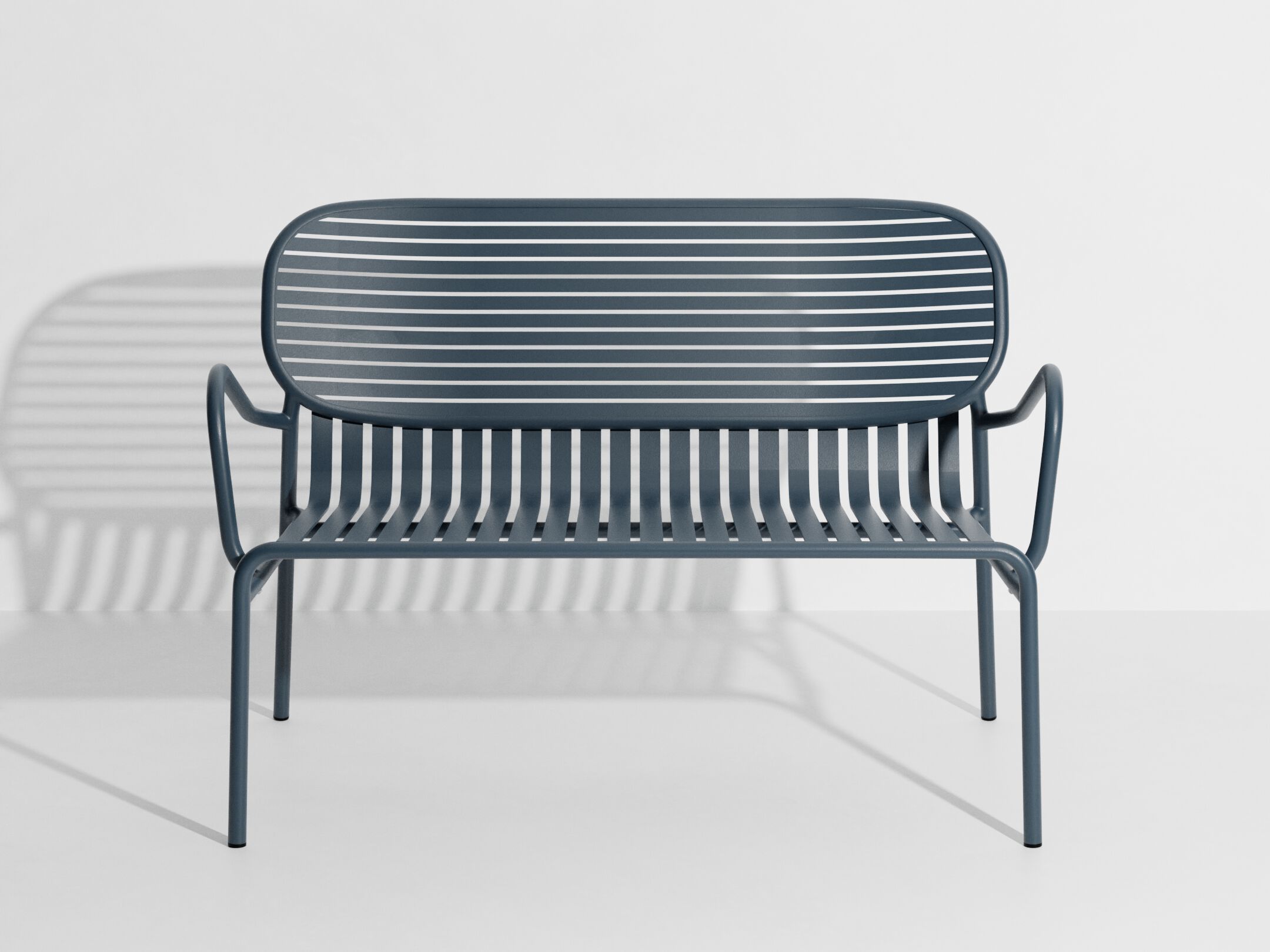 Алюминиевая садовая скамейка с порошковым покрытием с подлокотниками Petite Friture выходные ARCH-00120153 - Вид №37