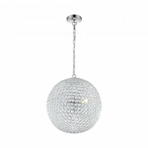 Подвесной светильник серебристый Globo Emilia 67010-5HLED GLOBO ДИЗАЙНЕРСКИЕ, EMILIA 00-3889697 Серебро