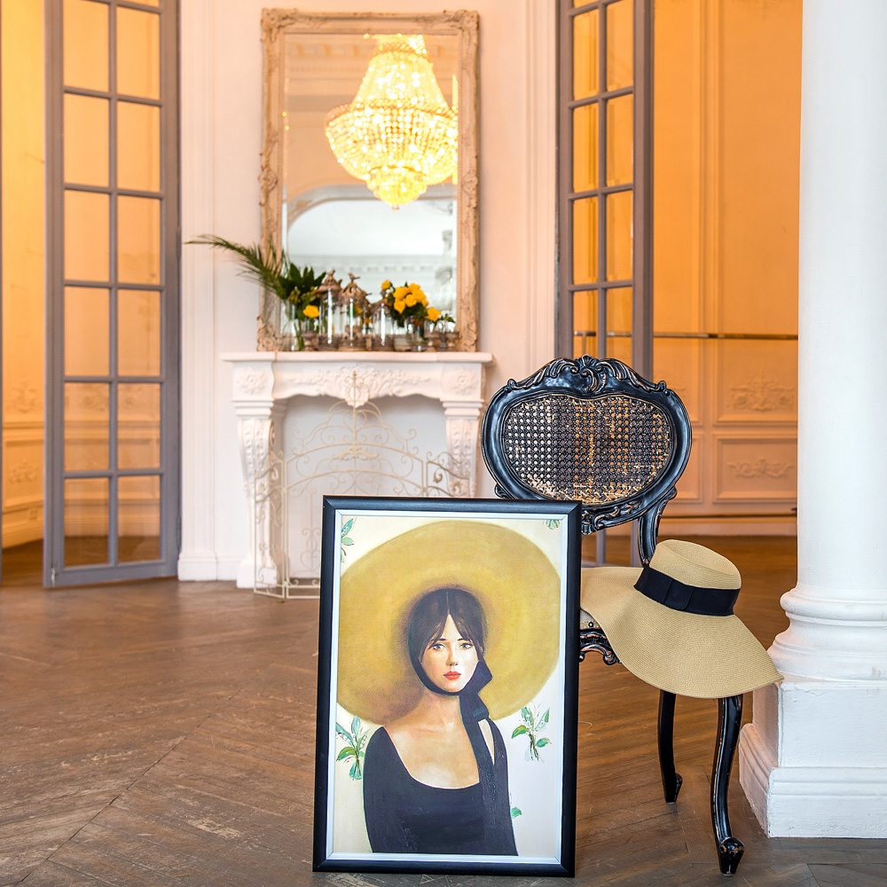 828199920_1818 Арт-постер "Соломенная шляпка и ландыши" Object Desire  - Вид №4