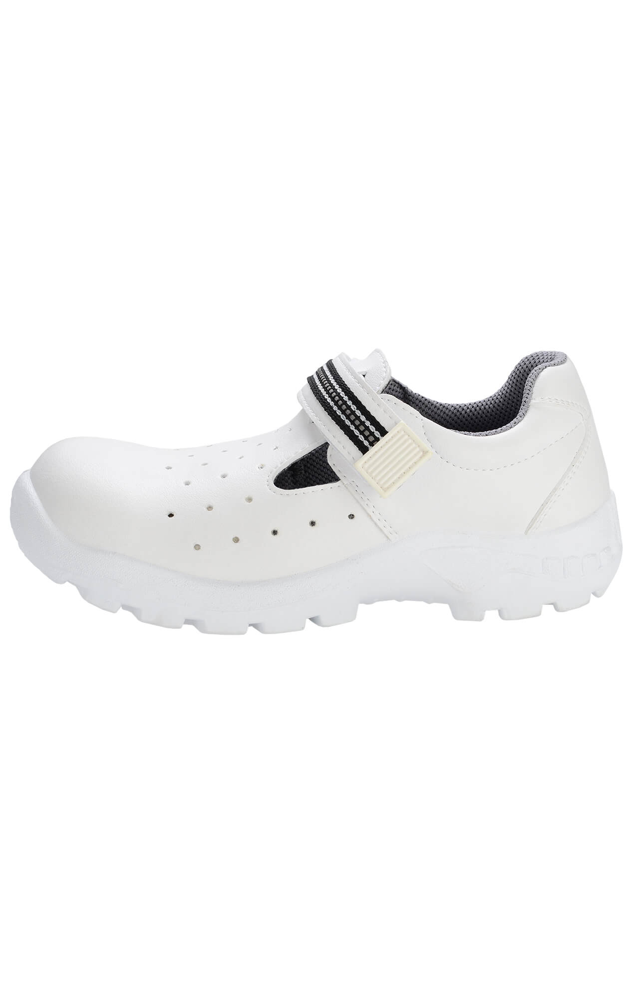 69221 Сандалии "Weiß" белые c металлическим подноском  Спецобувь с металлическим и композитным подноском  размер 40 Спецодежда  - Вид №2