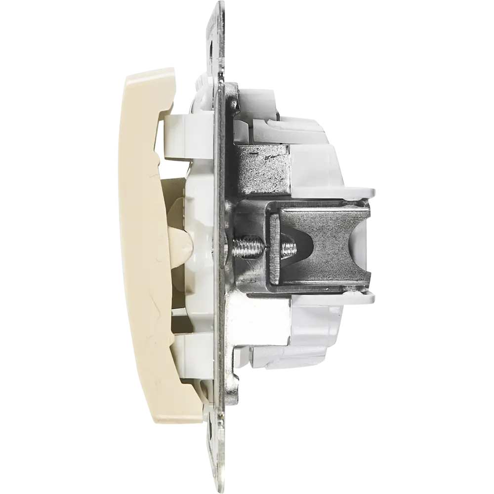 Schneider Electric Glossa - выключатель трехпозиционный бежевый для точечного освещения 86710471 STLM-0070841 - Вид №3