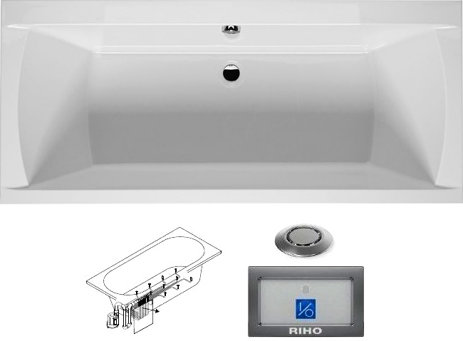 BA7100500000000_top1 Ванна Riho Julia Santreyd - Вид №1