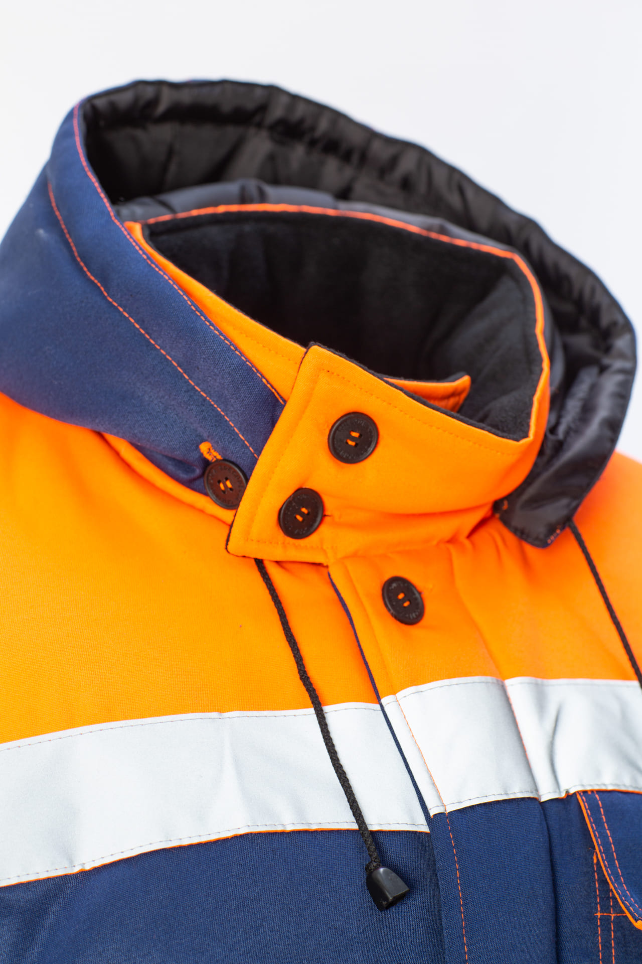 5035014 Костюм КОММУНАЛЬЩИК НЬЮ утепленный темно-синий оранжевый  Зимняя спецодежда  размер 56-58/182-188  - Вид №7