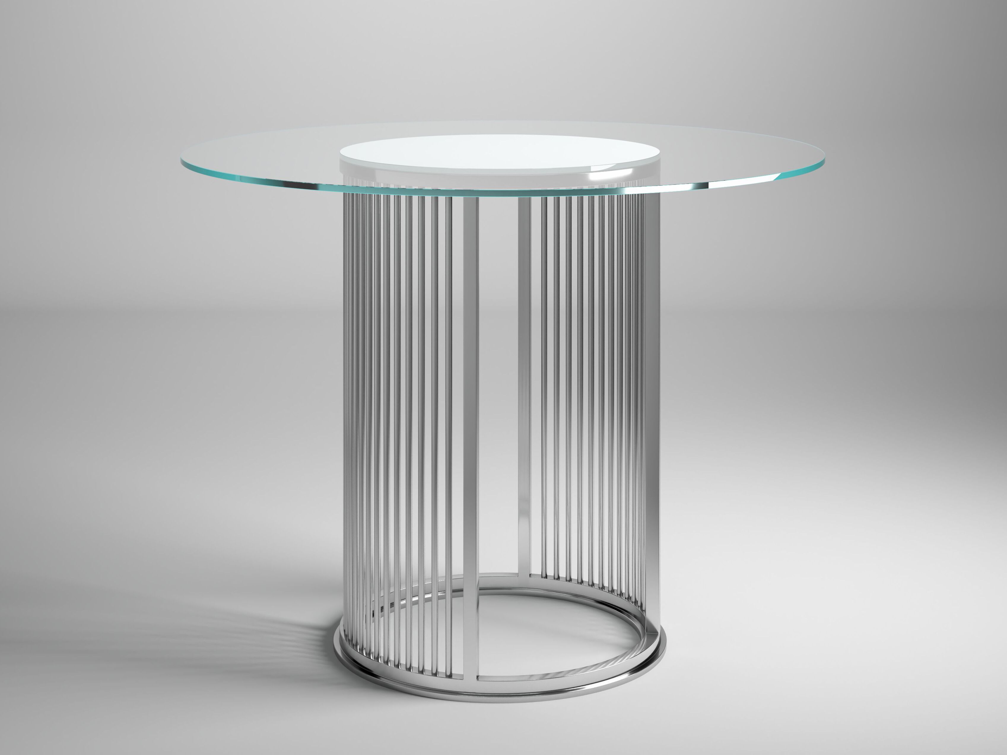 Стальной и стеклянный садовый стол Galbiati Outdoor Alpemare Collection ARCH-00092258