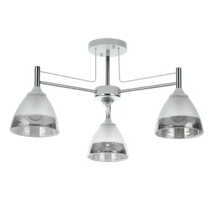 Люстра потолочная Arte Lamp Fiamma 3 лампы 12 м² цвет хром 82717036 STLM-2193457