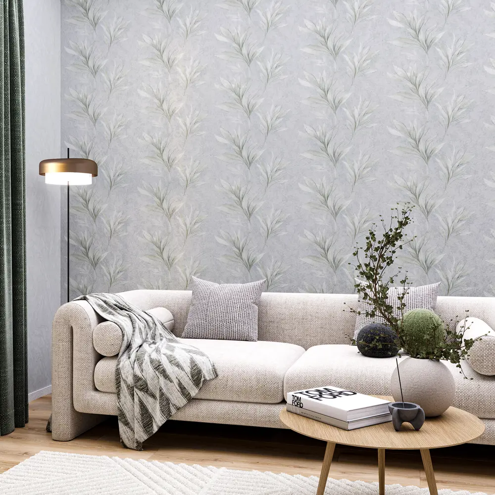 Обои флизелиновые Palitra Life Dora серые 1.06 м PL72619-44 89449793 STLM-2086010 - Вид №5