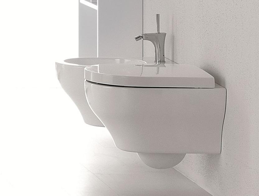 Cle120201 Подвесной унитаз настенный Белый Olympia Ceramica CLEAR Италия - Вид №1