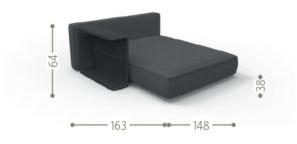 Talenti Модульный садовый диван с шезлонгом Cliff decò sun-id-1479676 - Вид №14