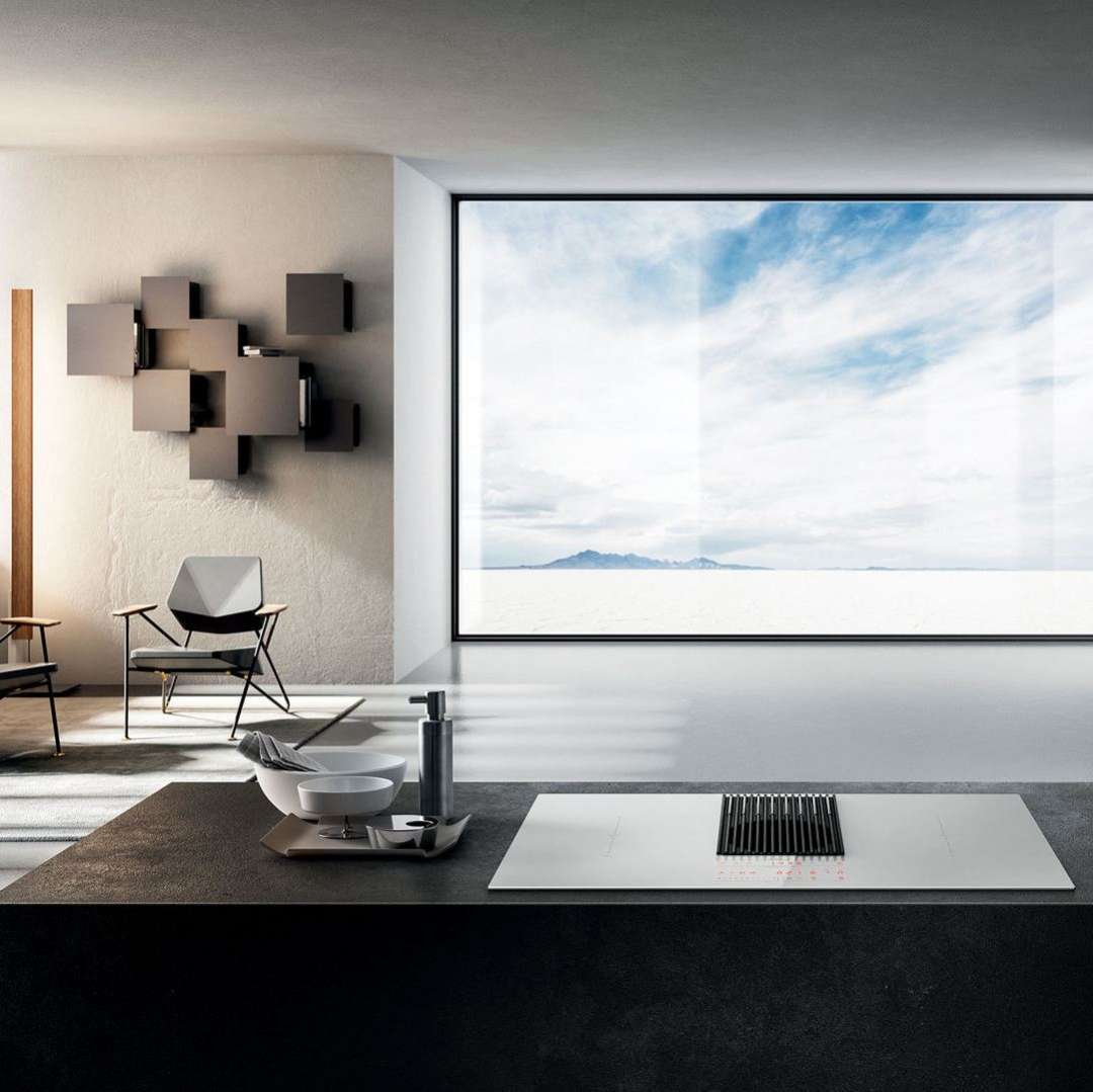 NIKOLATESLA LIBRA WH/A/83-PRF0147774 Индукционные варочные панели / индукционная, с вытяжкой, 1200 м3/ч, белая Elica  - Вид №2