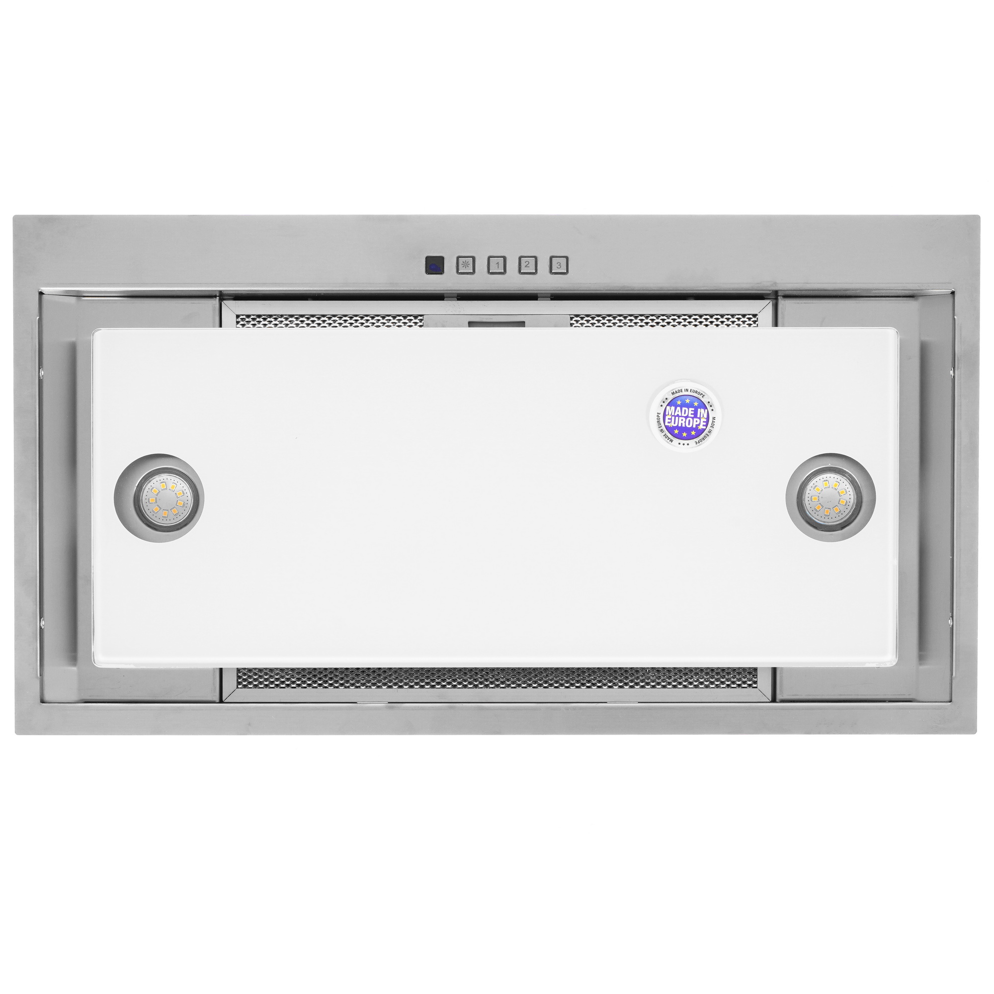 1217325 Вытяжка полновстраиваемая Akpo WK-6 Neva glass серебристый/белый STDN-0121701 - Вид №6