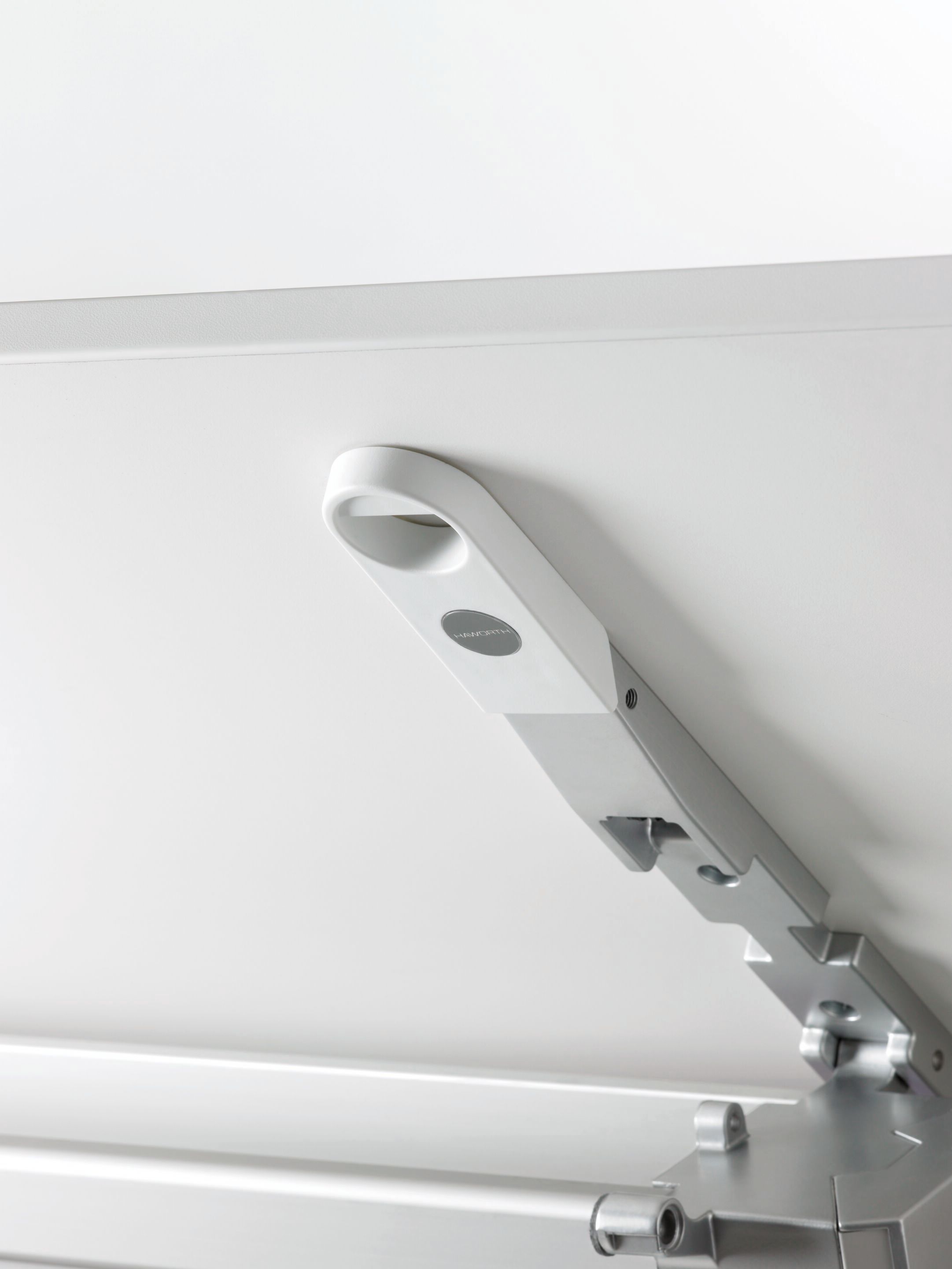 Модульный стол для совещаний из меламина с системой люверсов Haworth PLANES ARCH-00091360 - Вид №8