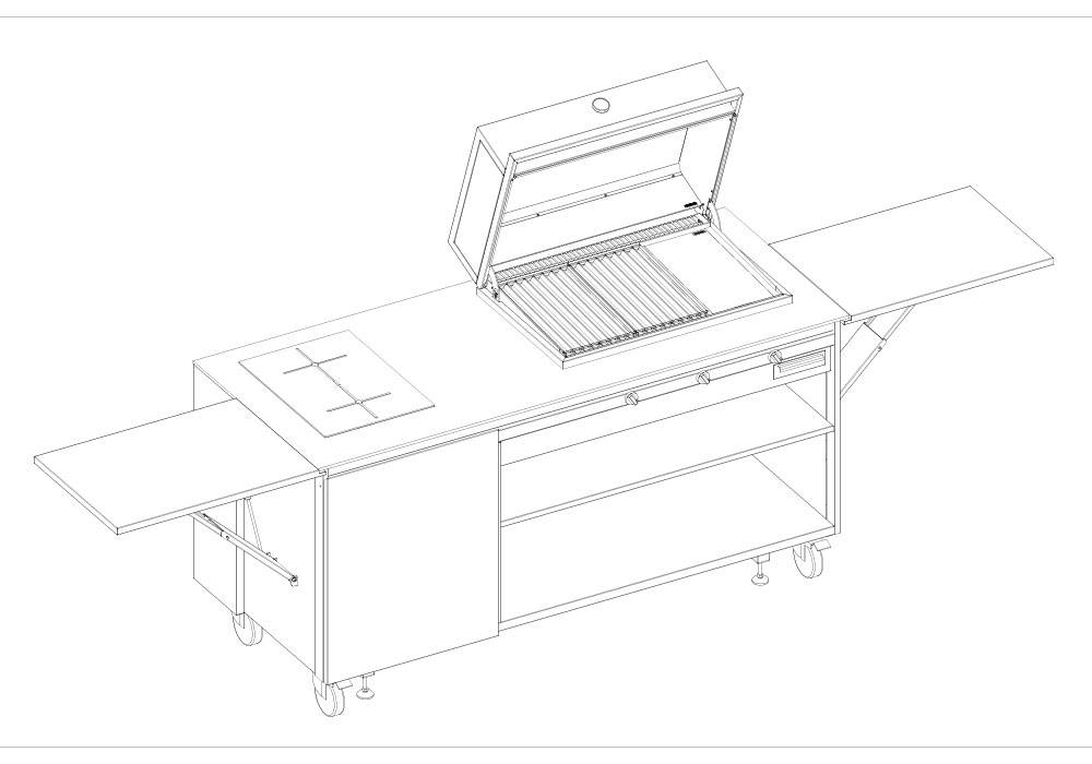 7555006 Finalmente BBQ with индукционная модель 7555 006 Fosterspa 