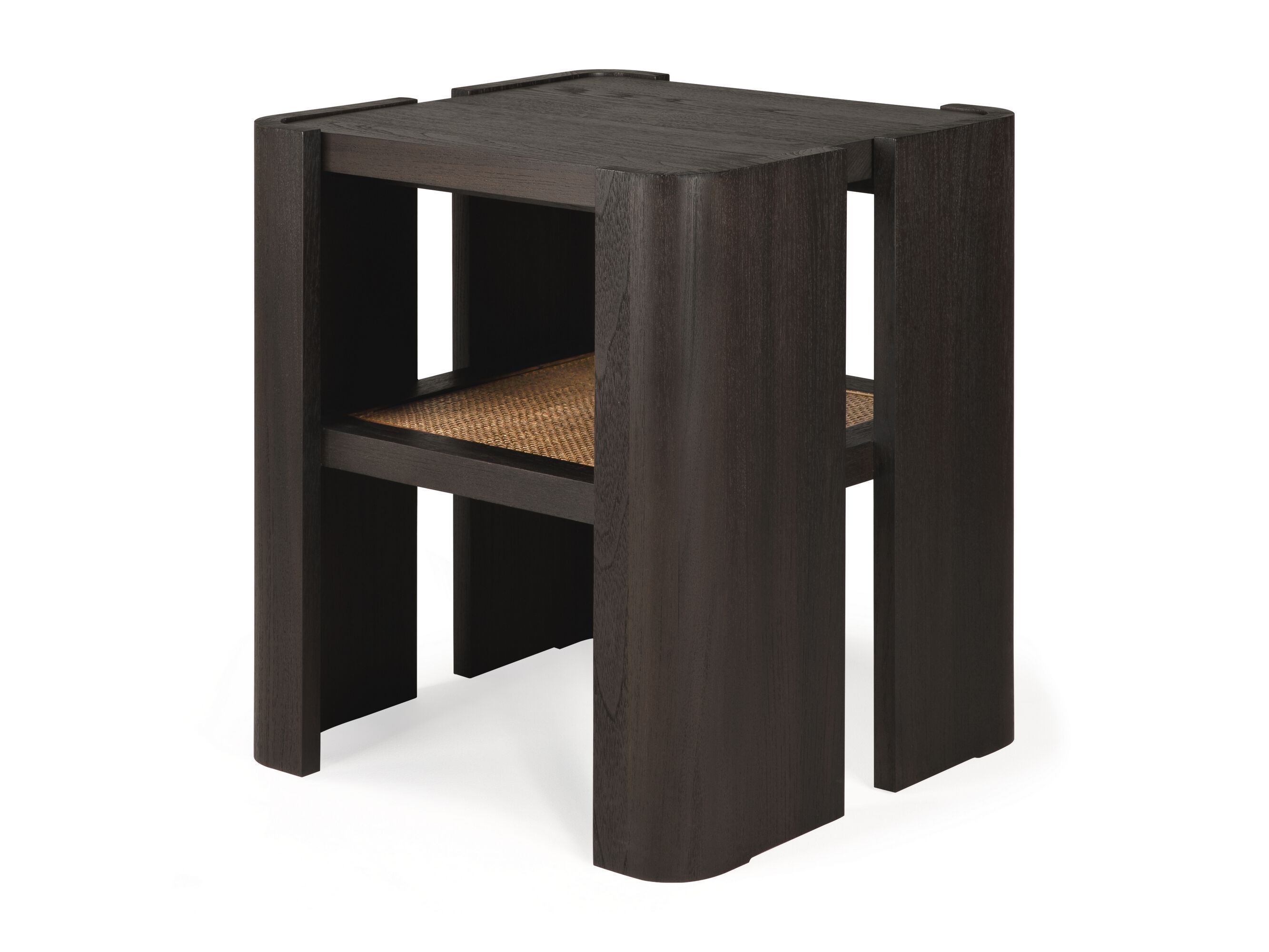 Квадратный стол из тикового дерева с отсеком для хранения Ethnicraft панель ARCH-00140717