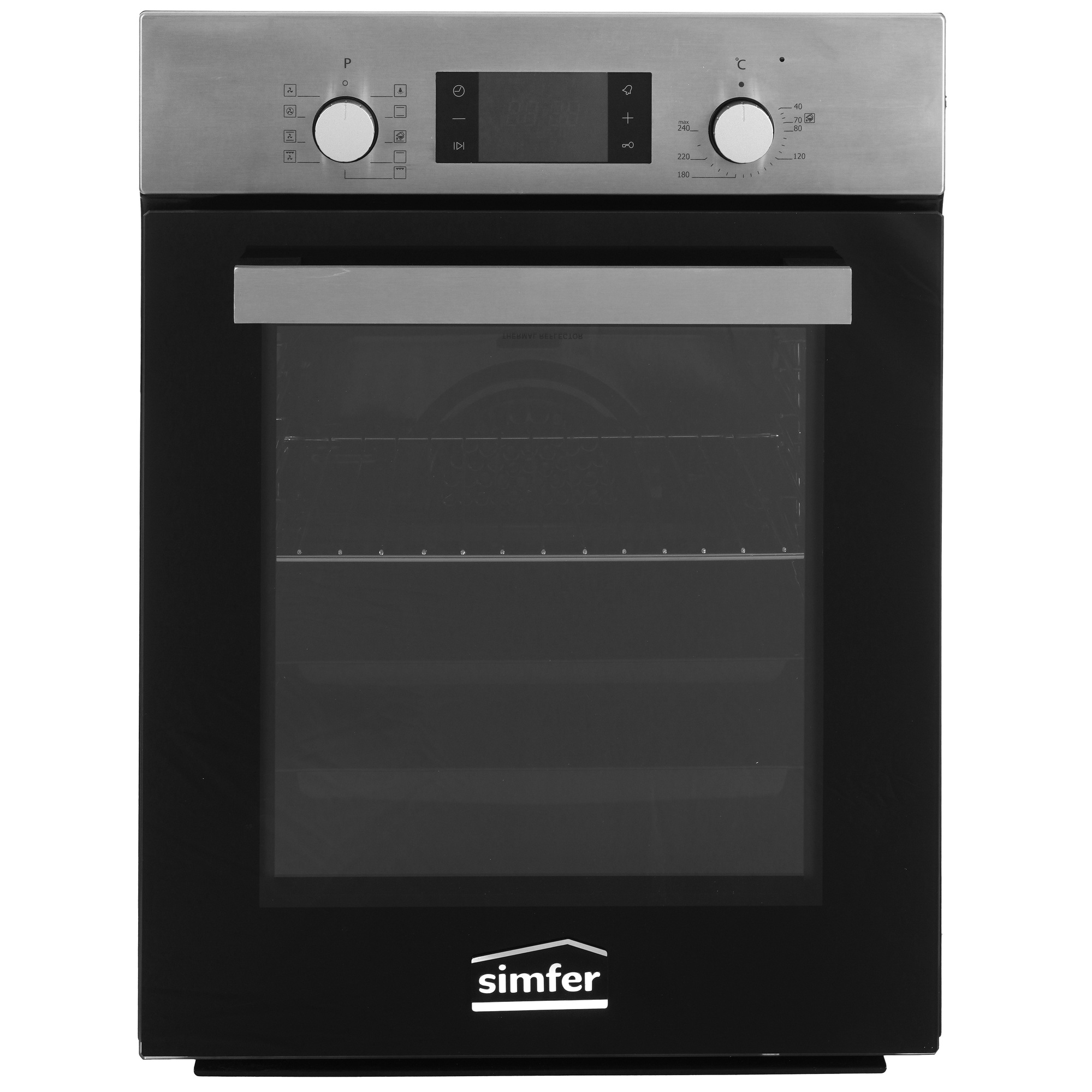 9288237 Электрический духовой шкаф Simfer B4EM69022 серебристый STDN-0075614