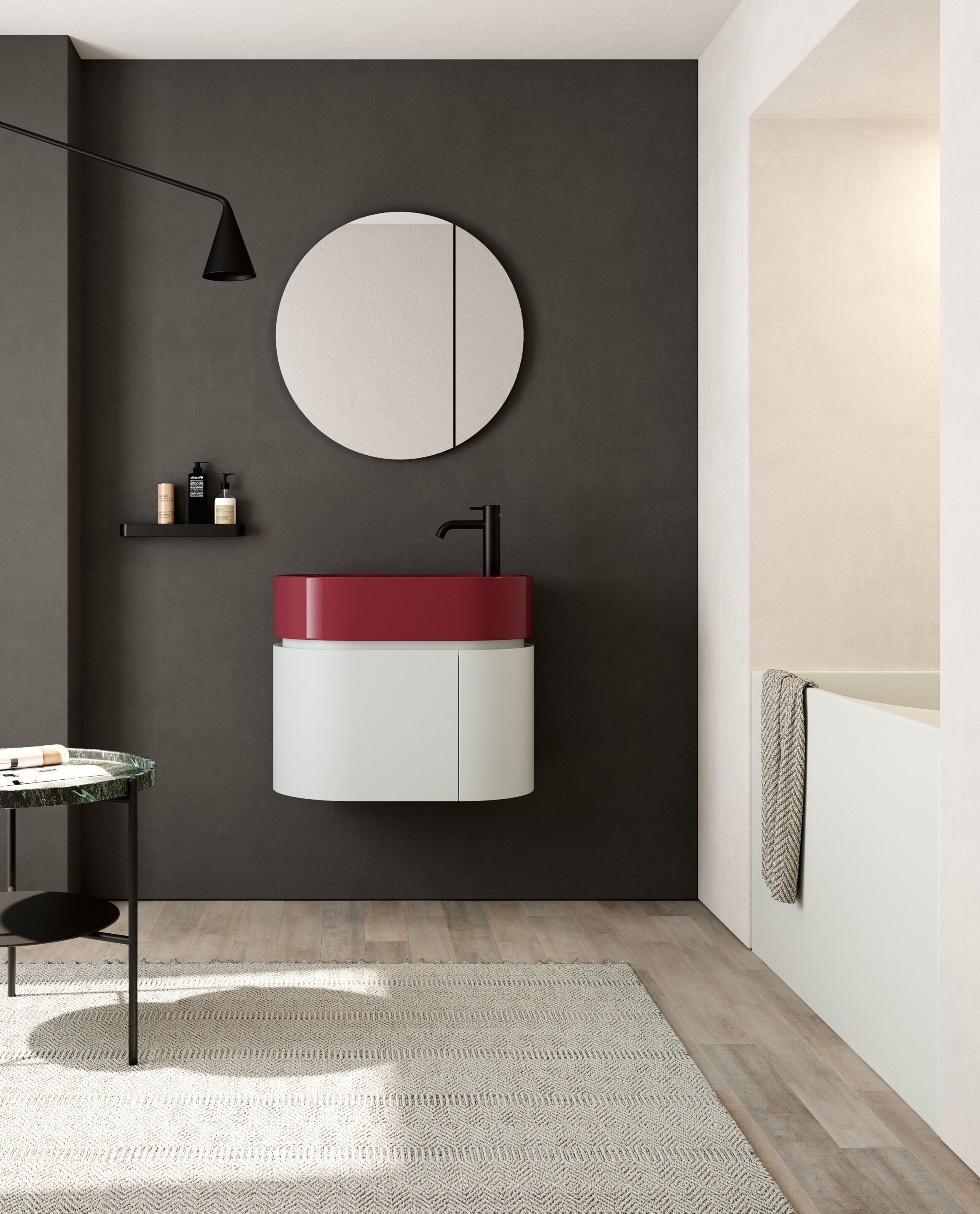 Подвесной умывальник с дверцей Nic Mini Living ARCH-00001658 - Вид №1