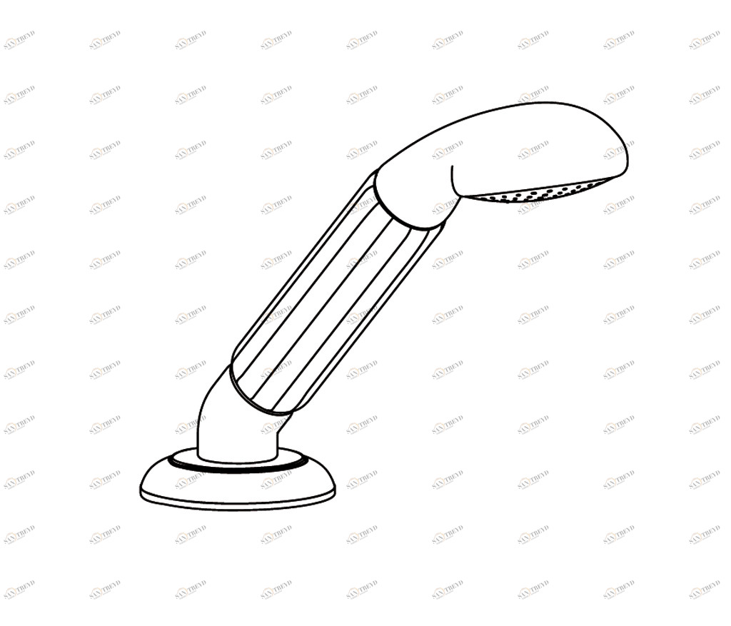 C67-361 C67-361 Душевой набор на край CUPOLA Cristal & Bronze COUPOLE 