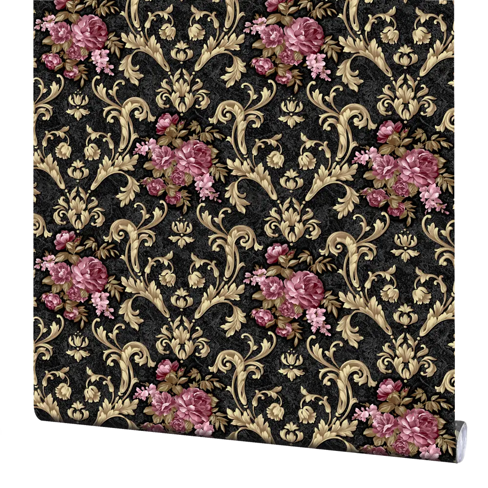 Обои флизелиновые Erismann Elegance чёрные 1.06 м 3499-8 82136411 STLM-2189954