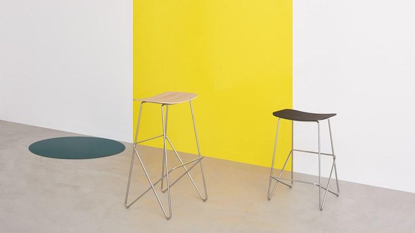 Desalto Табурет из высокой стали с подставкой для ног sun-id-1471469 - Вид №5