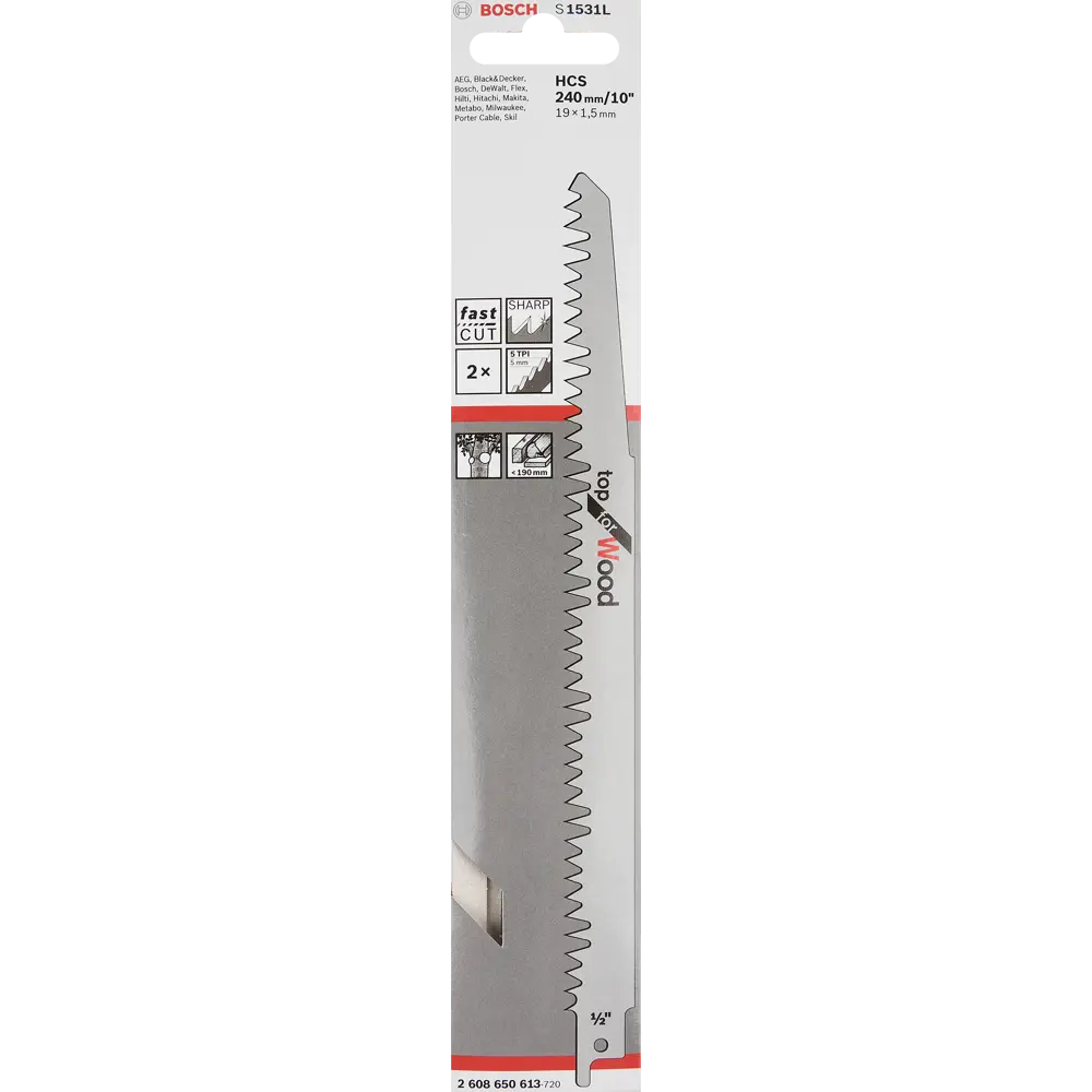 Пилка по дереву Bosch Top For Wood S 1531 L 82136746 STLM-2162409 BOSCH PROFESSIONAL  - Вид №3